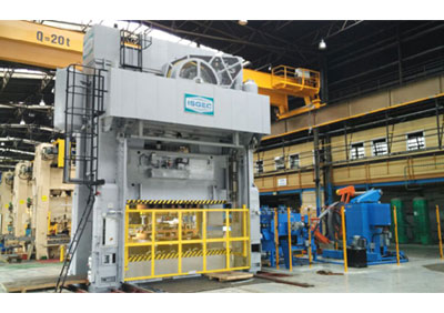 6300 kN Progressive Die Mechanical Press to US bases MNC for their plant in Poland. Similar presses also supplied to their plant in Mexico and Brazil.